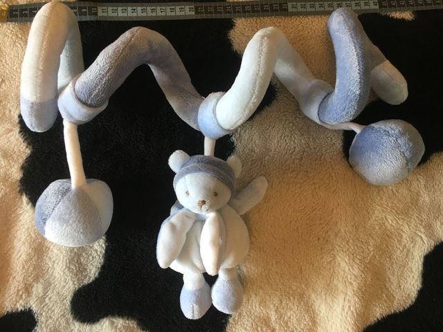 Peluche espiral grande. Color azul