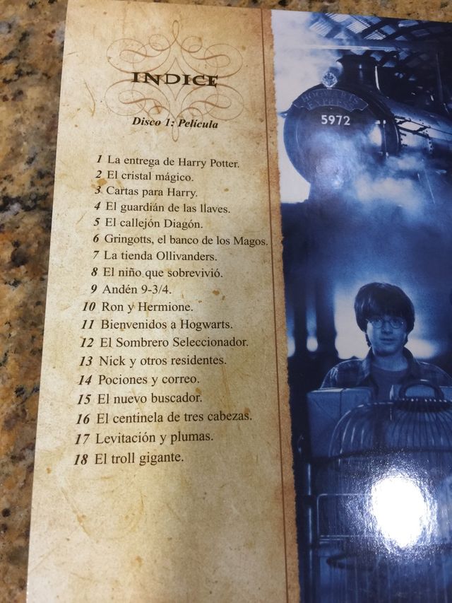 Harry Potter y la piedra filosofal.
