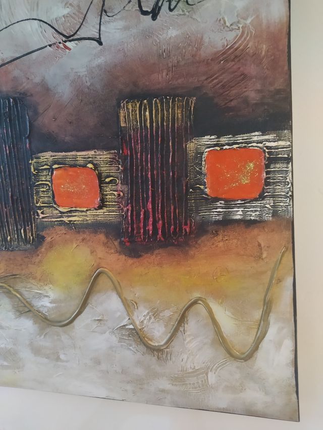 Pareja de cuadros arte contemporáneo