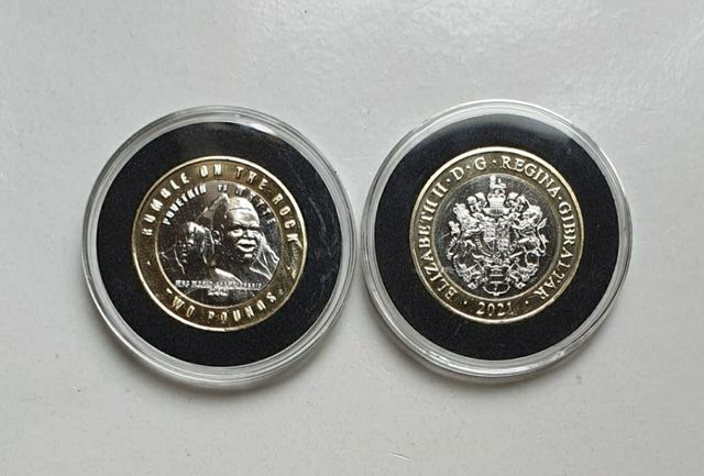 Moneda 2£ Gibraltar 2021 BU. Rumble on the Rock