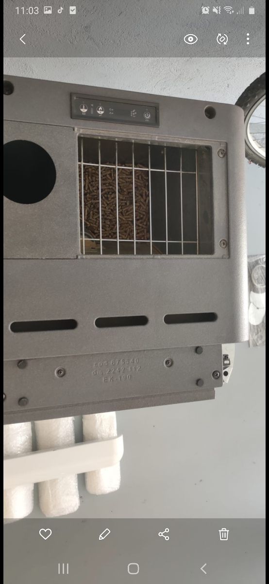 Estufa pelles Point Original Italiana con   tuberí