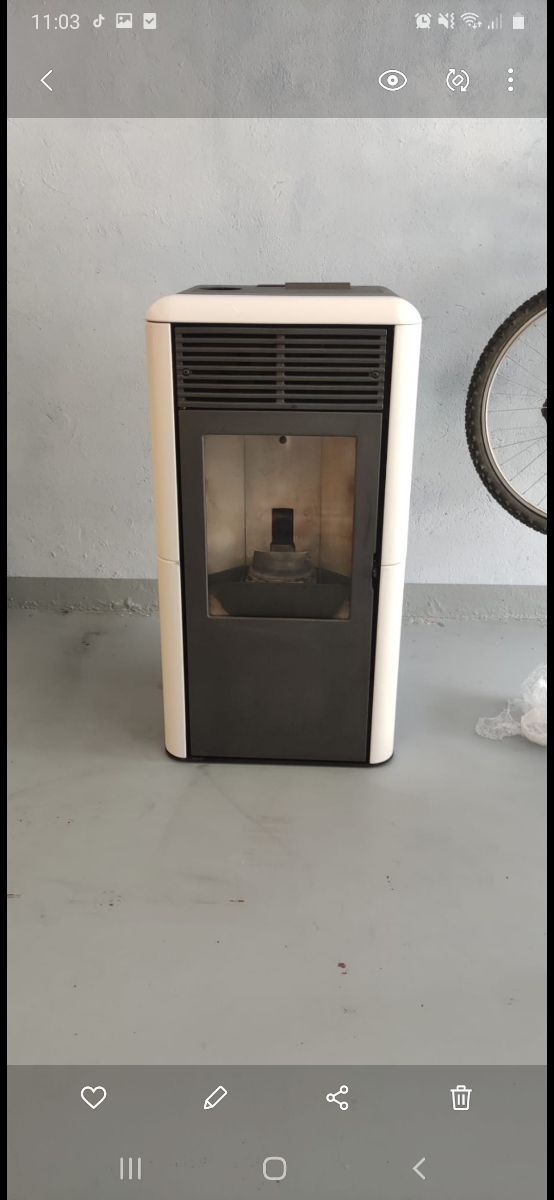 Estufa pelles Point Original Italiana con   tuberí