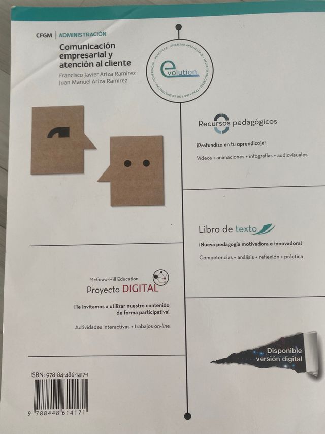 Libro COMUNICACIÓN EMPRESARIAL Y ATENCION AL CLIEN