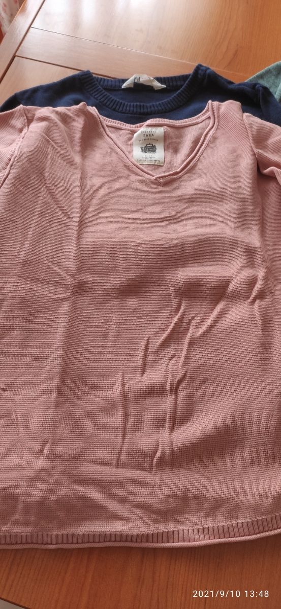 Lote tres jerseys 9-10 años