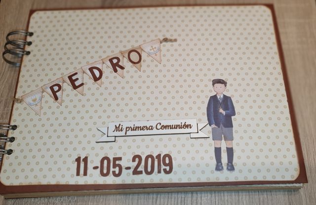 Álbum Comunión Niño - Libro de firmas
