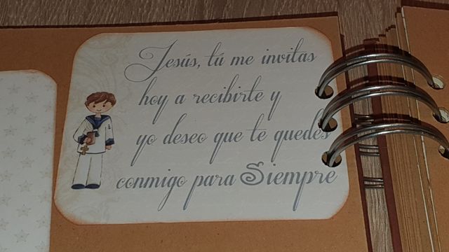 Álbum Comunión Niño - Libro de firmas