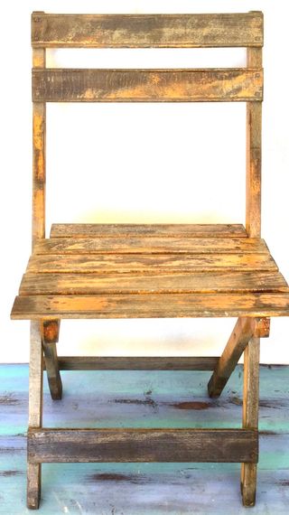 Silla plegable vintage