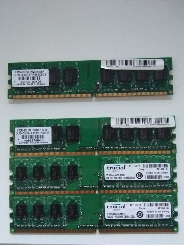 Memoria RAM módulos DDR2 DDR SDRAM...