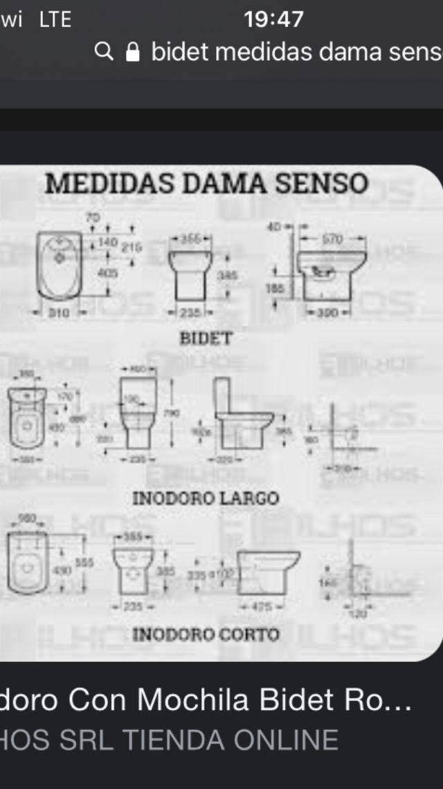 Inodoro Roca Dama Senso