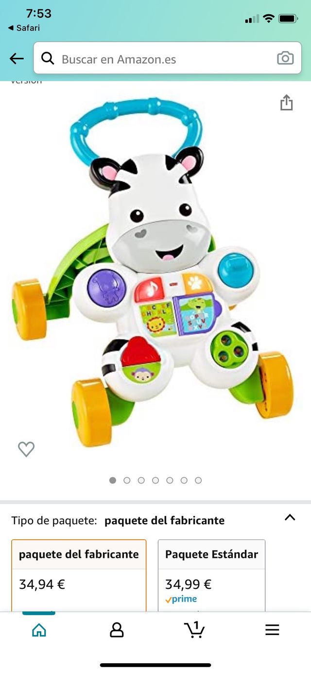 Andador primeros pasos