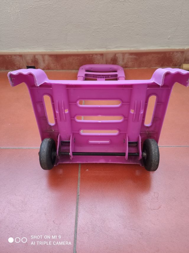 carrito para mochila del Colegio