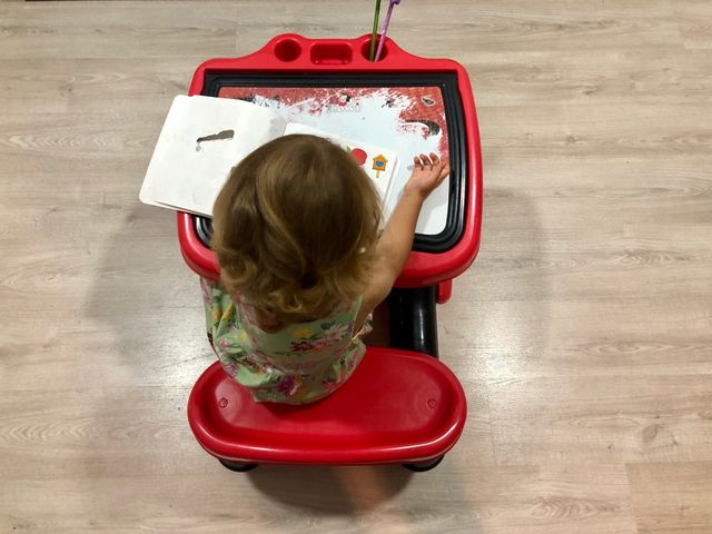 Pupitre cars para niños 2-6 años