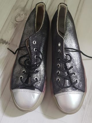taller manga Cha playeros tipo converse Solicitud popurrí privado