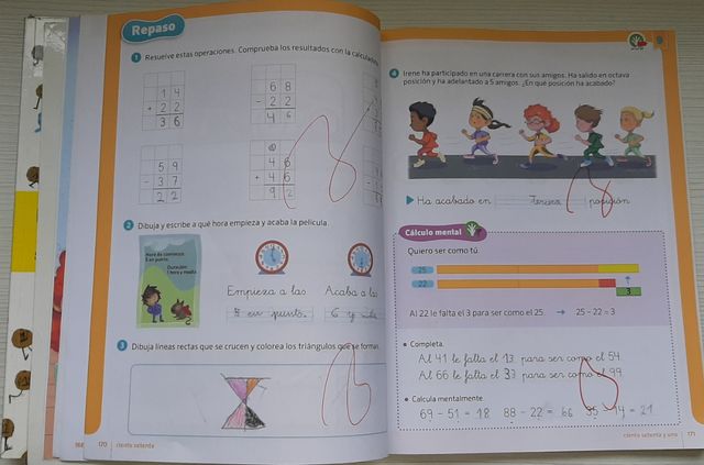 Libros trimestrales matemáticas SM savia 1°