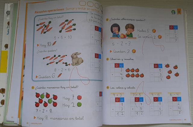 Libros trimestrales matemáticas SM savia 1°