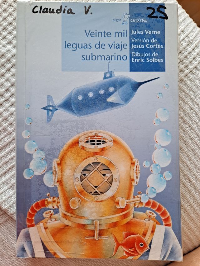 Veinte mil leguas de viaje submarino.  Julio Verde