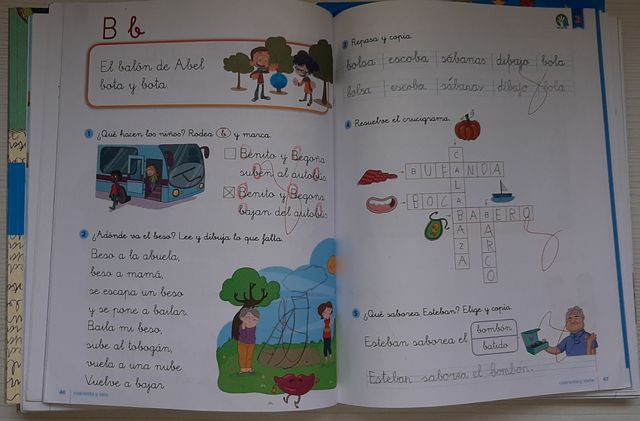 Cuadernos de trabajo lengua SM savia 1° primaria