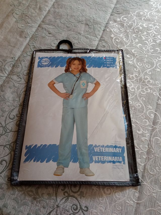 Disfraz veterinaria.