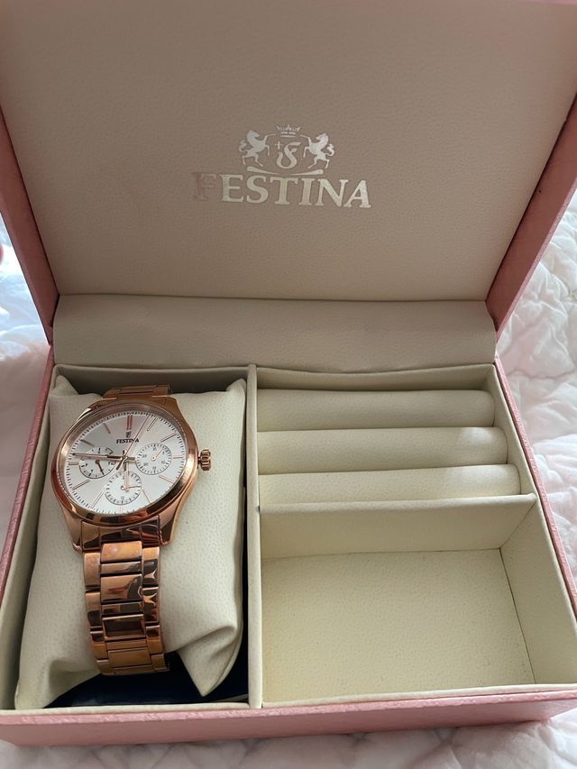 RELOJ MUJER FESTINA COLOR ROSA