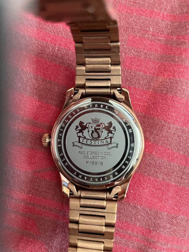 RELOJ MUJER FESTINA COLOR ROSA