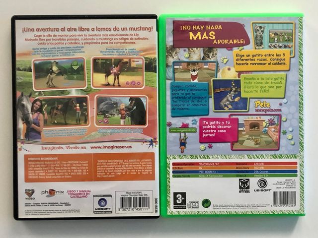 Set de 2 juegos DVD infantiles para PC