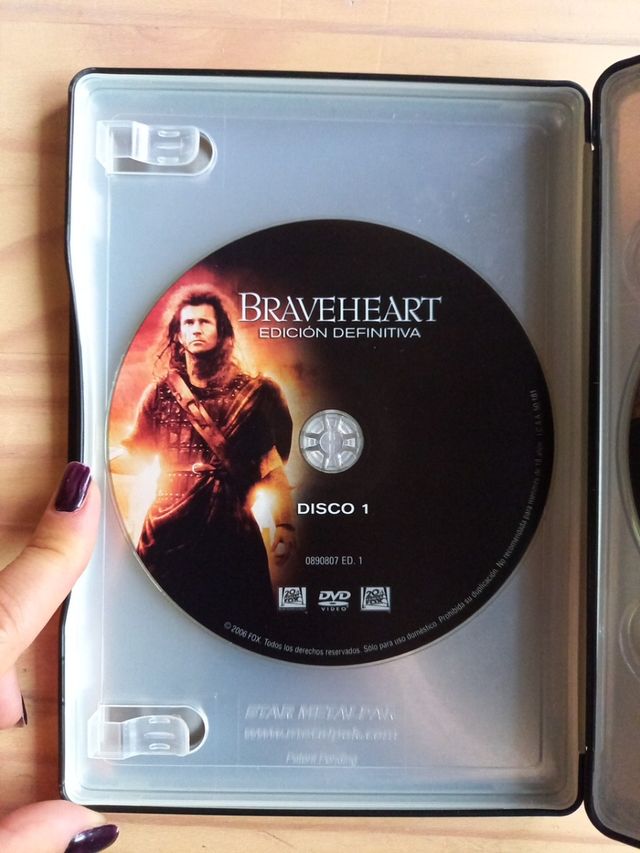 Braveheart DVD steelbox