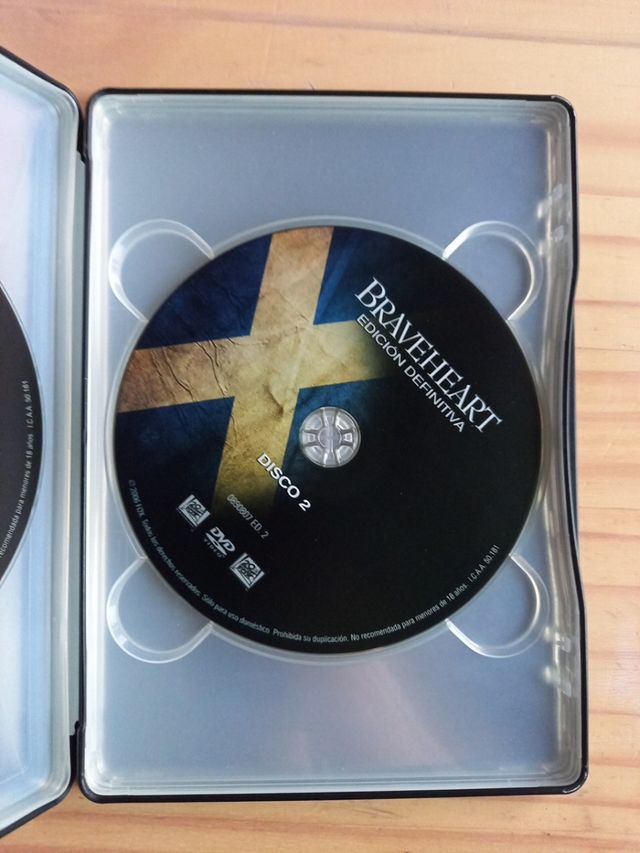 Braveheart DVD steelbox