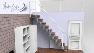 escalera barandilla