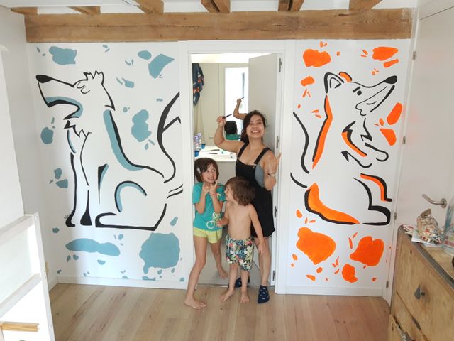 Servicio de pintura artística al pared