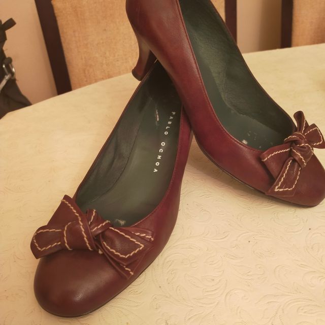 magníficos zapatos piel Pablo Ochoa