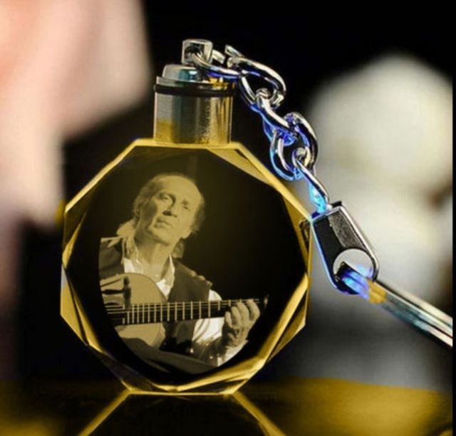 Llavero Cristal Led Paco de Lucía