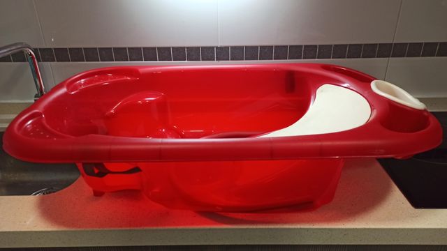 bañera bebé con patas