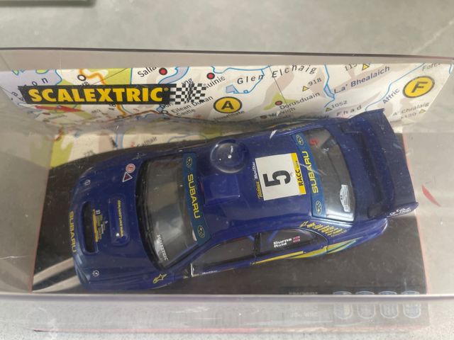 Scalextric scx subaru impreza wrc #5 Burns