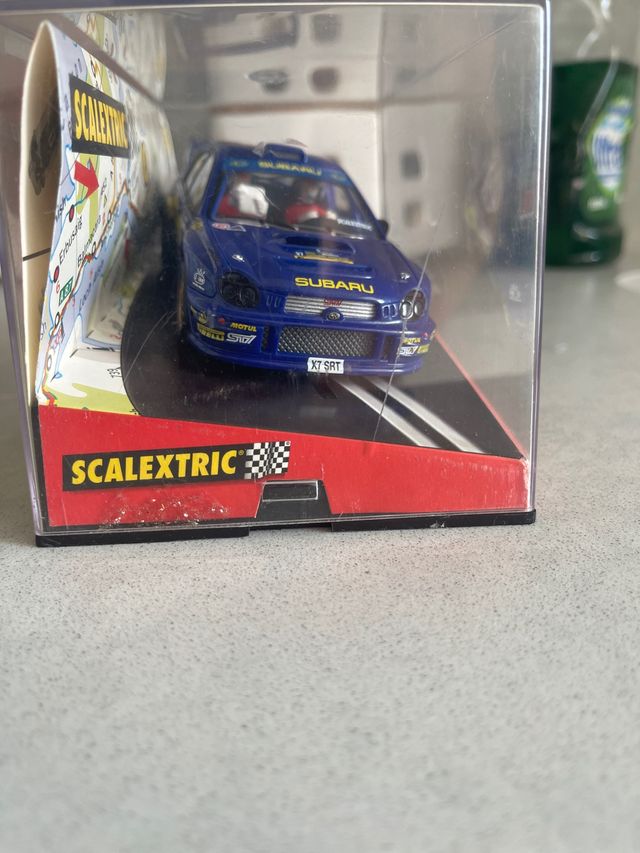 Scalextric scx subaru impreza wrc #5 Burns