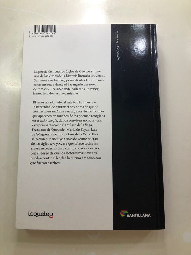 Antología poética de los siglos de oro