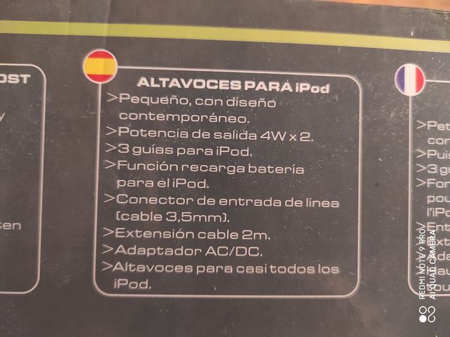 Altavoz Ipod