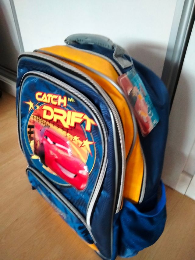 mochila escolar cars