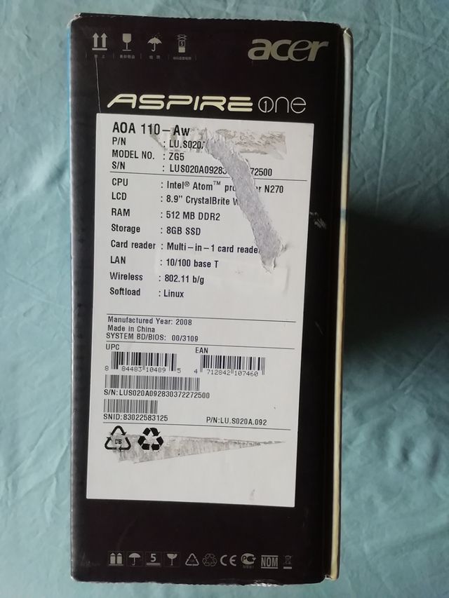 ¡VUELTA A LO BÁSICO! Netbook Acer Aspire One