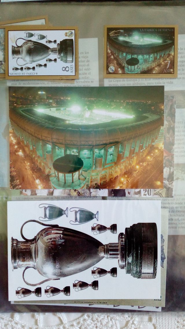 Sellos Cien Años Real Madrid El Mejor Equipo Mundo