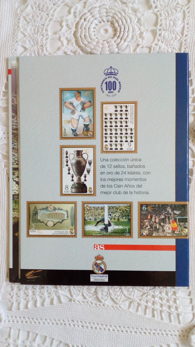 Sellos Cien Años Real Madrid El Mejor Equipo Mundo
