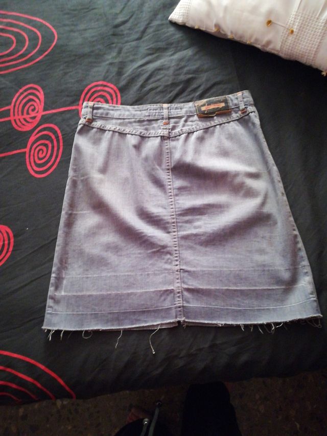 Falda vaquera Stradivarius