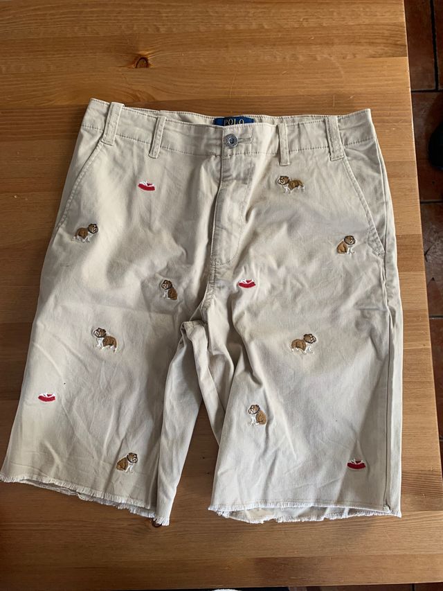Pantalón corto perritos Ralph Lauren talla 16