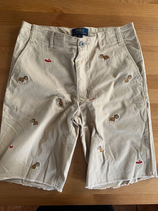 Pantalón corto perritos Ralph Lauren talla 16