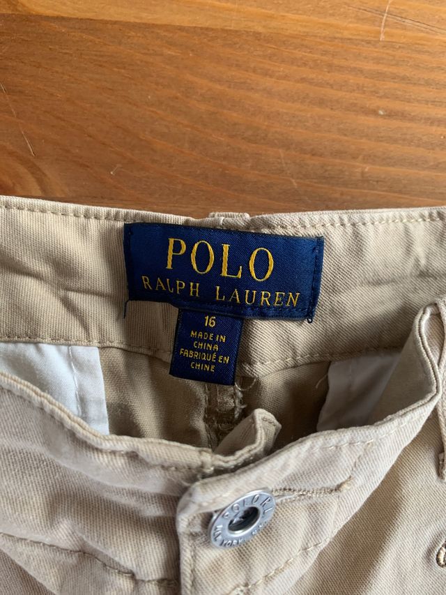 Pantalón corto perritos Ralph Lauren talla 16