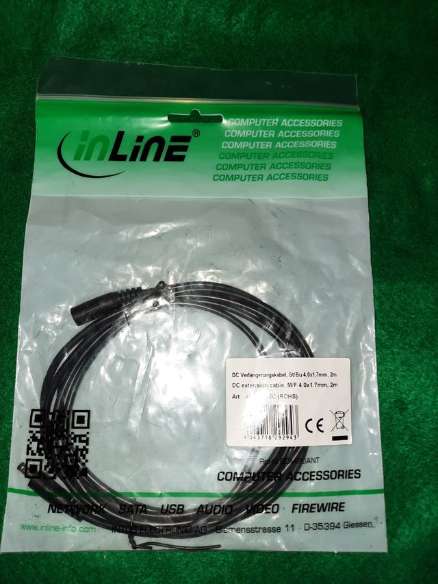 Cable alargador DC, compre dos me sobra uno