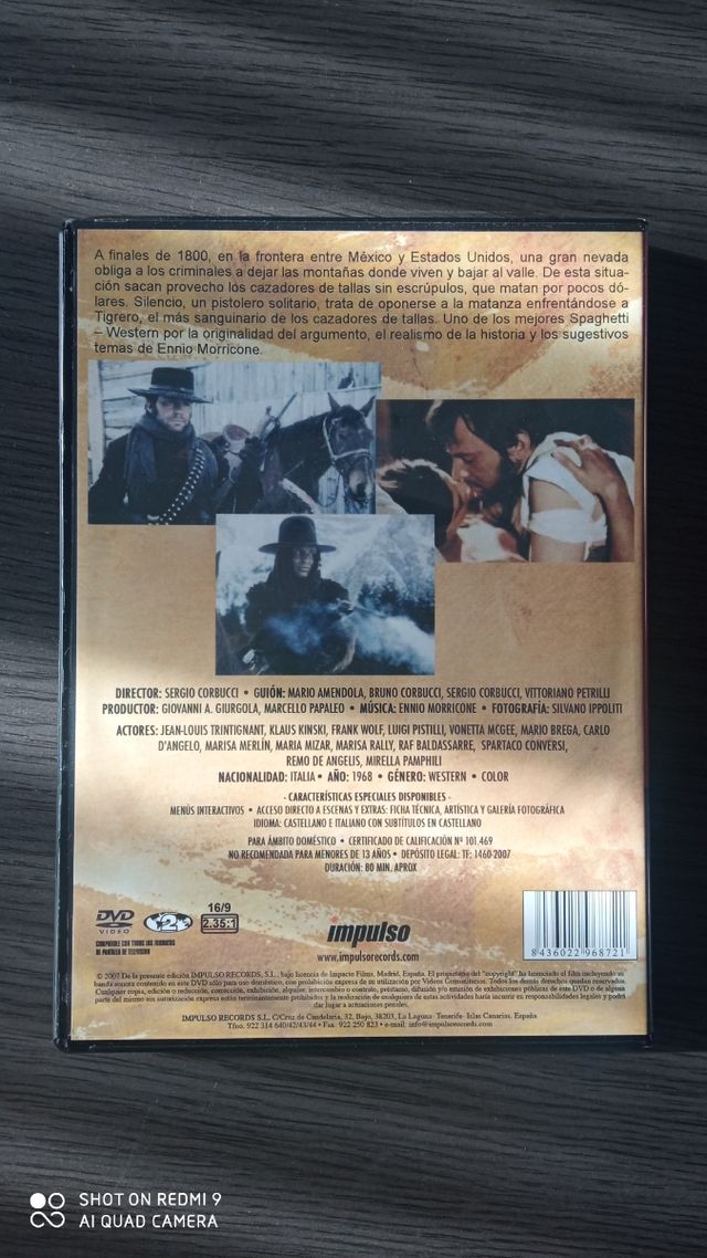 El gran silencio DVD