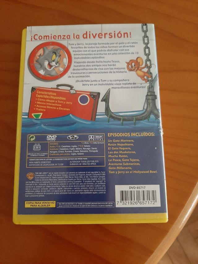 DVD de  TOM Y JERRY