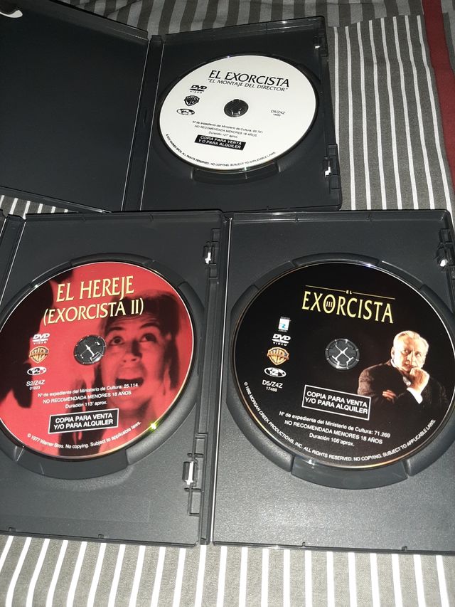 pack trilogia el exorcista edi.coleccionista dvd