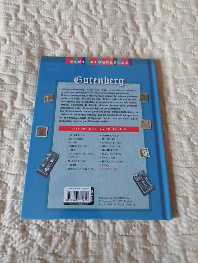 Gutenberg.  Mini biografías