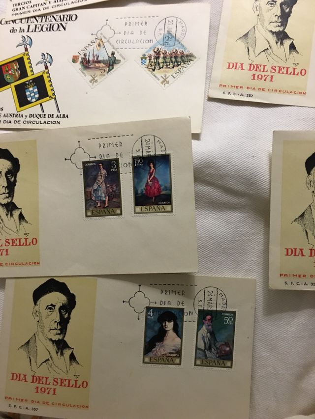 Sobres primer día circulación